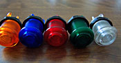 Translucent buttons